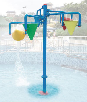 Conos divertidos juego acuático